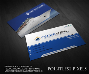 Visitenkarten-Design von Pointless Pixels India für CruiseAlong Pty Ltd | Design: #5346124
