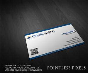 Visitenkarten-Design von Pointless Pixels India für CruiseAlong Pty Ltd | Design: #5346705