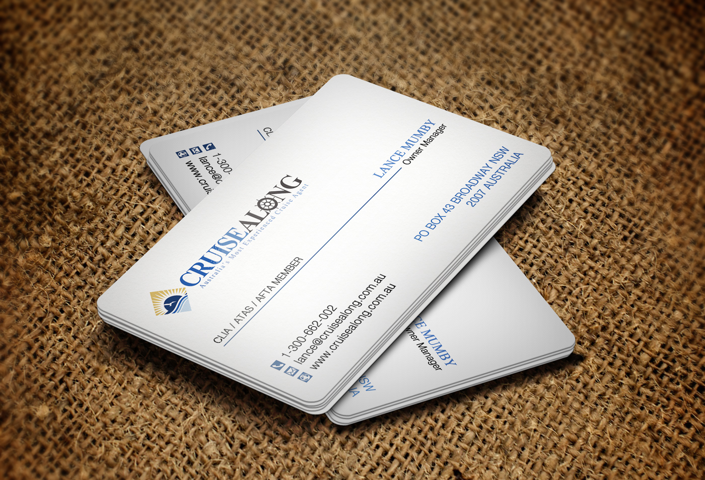 Business Card Design by Lanka Ama for CruiseAlong Pty Ltd | Design #5340031