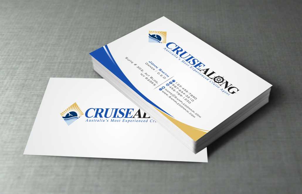 Business Card Design by szabist for CruiseAlong Pty Ltd | Design #5332437