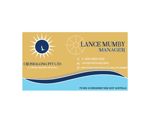 Diseño de Tarjeta de Presentación por mnmqureshi7 para CruiseAlong Pty Ltd | Diseño #5341910