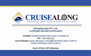 Diseño de Tarjeta de Presentación por Kylie von Drebber para CruiseAlong Pty Ltd | Diseño #5336632