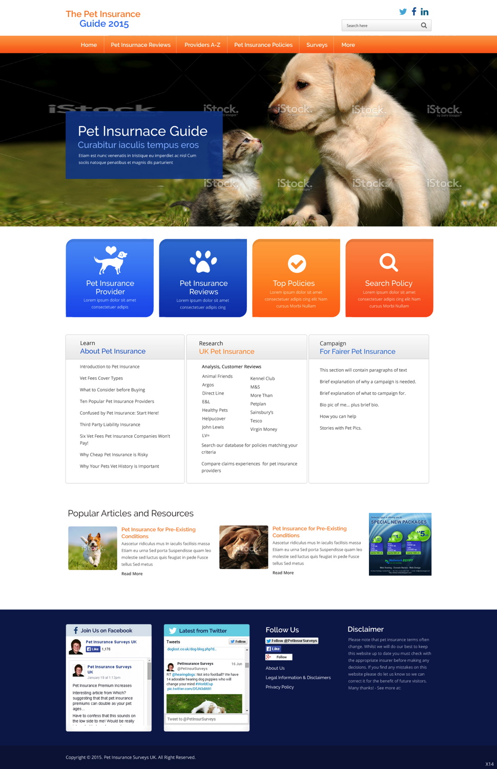 Web-Design von pb für Pet Insurance Surveys | Design #5344974