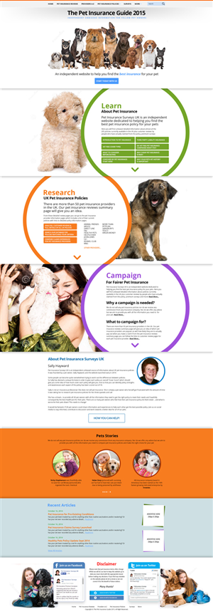Web Design by Impressive Solutions for Pet Insurance Surveys | Design: #5358509