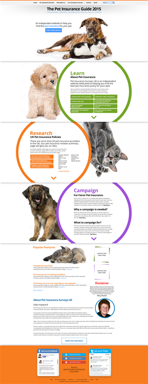 Web Design by Impressive Solutions for Pet Insurance Surveys | Design: #5379623