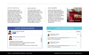 Web Design by onley for Pet Insurance Surveys | Design: #5337224