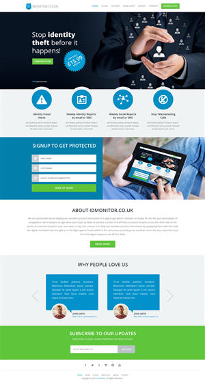 re brand of idprotect.pro to IDmonitor.co.uk 