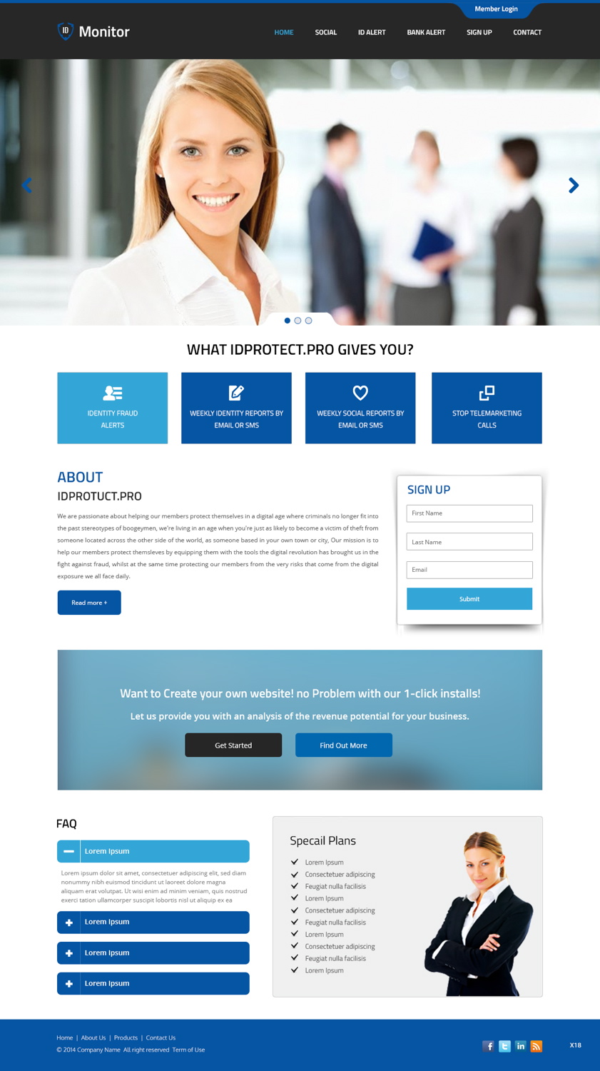 Web Design by pb for Application Link LTD | Design #5368600