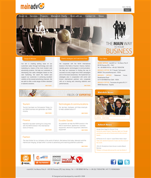 Web Design par a s k advertising pour MainADV | Design : #295288
