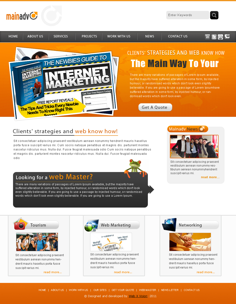 Diseño Web por webxvision para MainADV | Diseño #272061
