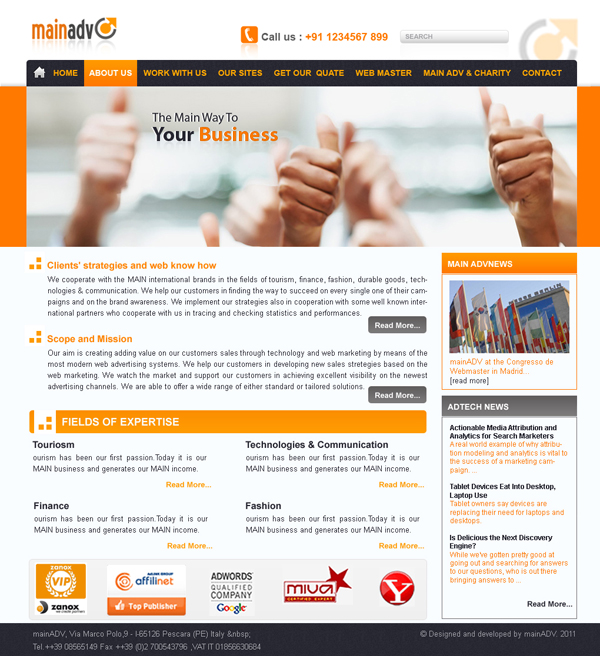 Web Design par Best Design Hub pour MainADV | Design #279889