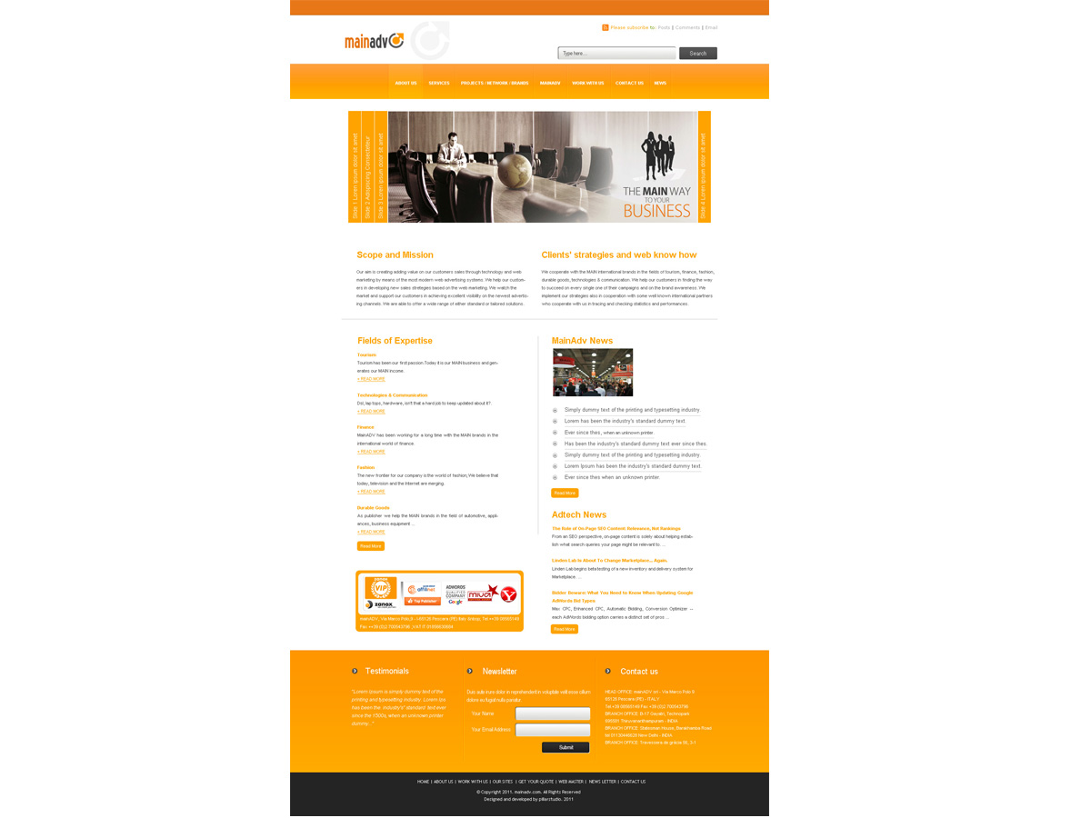 Web Design par AriefK pour MainADV | Design #275675