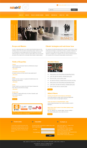Web Design par AriefK pour MainADV | Design : #275761