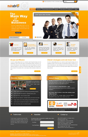 Web Design par AriefK pour MainADV | Design : #278824