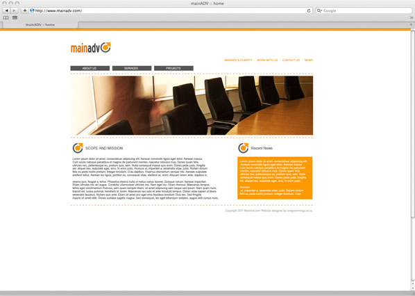 Web Design par CCummings pour MainADV | Design #302114