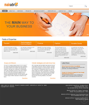 Web Design by mincedfruits for MainADV | Design #279196