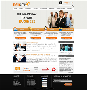 Web Design by LogoDesigns.ae for MainADV | Design #277617