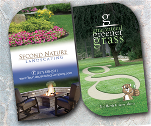 landscaping business card designs