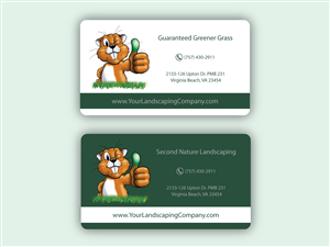 Business Card Design by aye4design for guaranteed greener grass | Design: #1519490