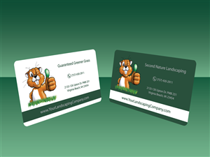 Business Card Design by aye4design for guaranteed greener grass | Design: #1519496