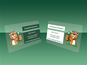 Business Card Design by aye4design for guaranteed greener grass | Design #1519554