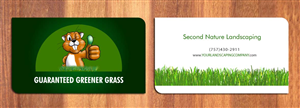 Business Card Design by Sbss for guaranteed greener grass | Design: #1489177