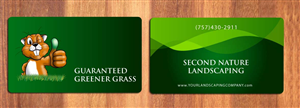 Business Card Design by Sbss for guaranteed greener grass | Design: #1489185
