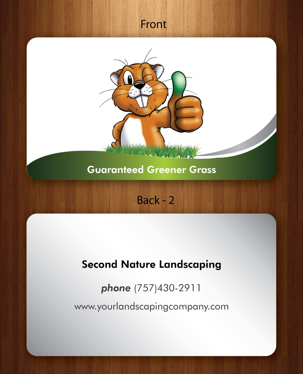 Business Card Design by Sbss for guaranteed greener grass | Design #1493441