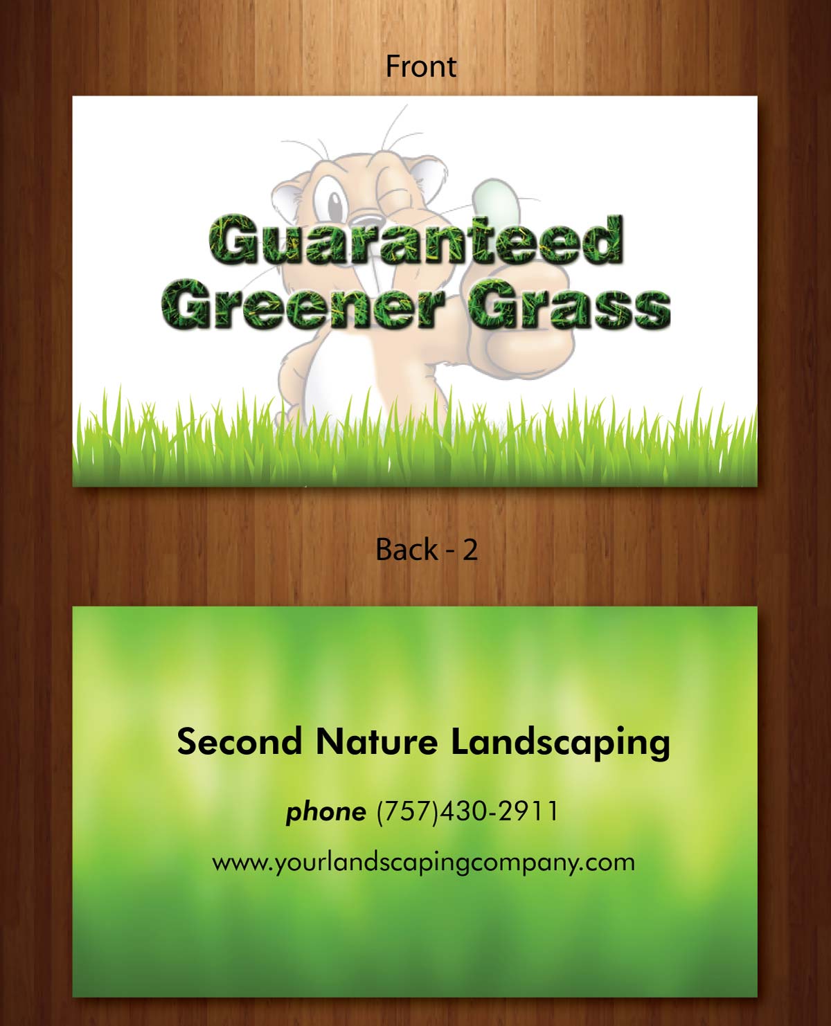 Design de Carte de Visite par Sbss pour guaranteed greener grass | Design #1493451