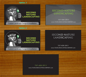 Exciting, Bold and Modern Landscaping & Turf care company business card | Diseño de Tarjeta de Presentación por Sbss