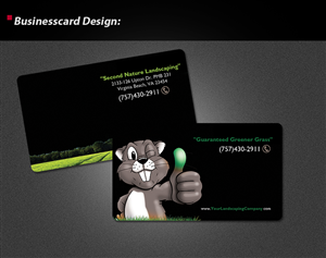 Diseño de Tarjeta de Presentación por wolfgfxdesign para guaranteed greener grass | Diseño #1518094