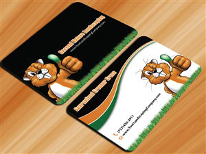Business Card Design by Sarmishtha Chattopadhyay_loginchange for guaranteed greener grass | Design: #1496505