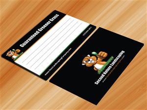 Business Card Design by Sarmishtha Chattopadhyay_loginchange for guaranteed greener grass | Design: #1497107