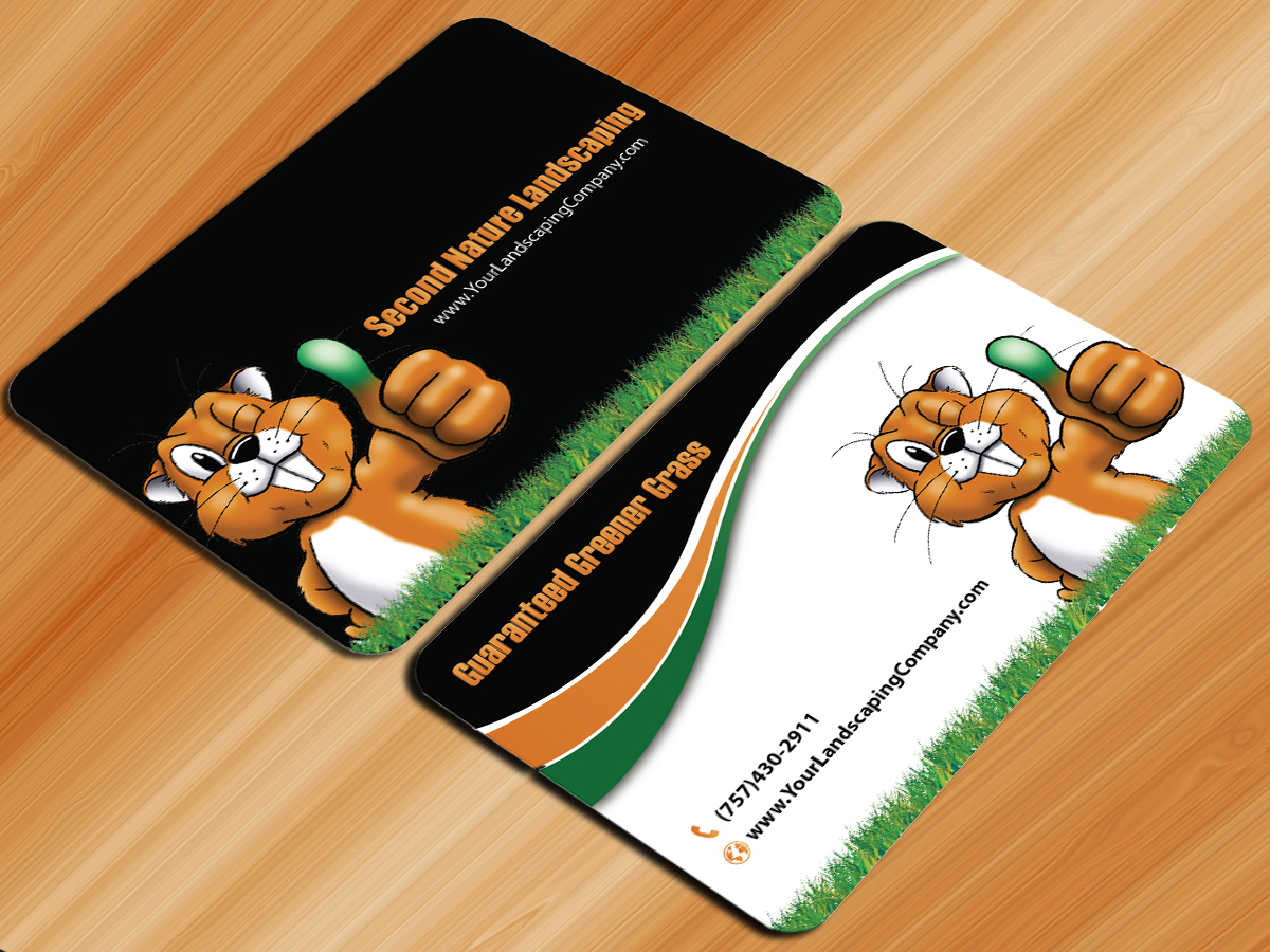 Business Card Design by Sarmishtha Chattopadhyay_loginchange for guaranteed greener grass | Design #1497122