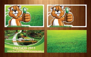 Exciting, Bold and Modern Landscaping & Turf care company business card | Diseño de Tarjeta de Presentación por MPStudio