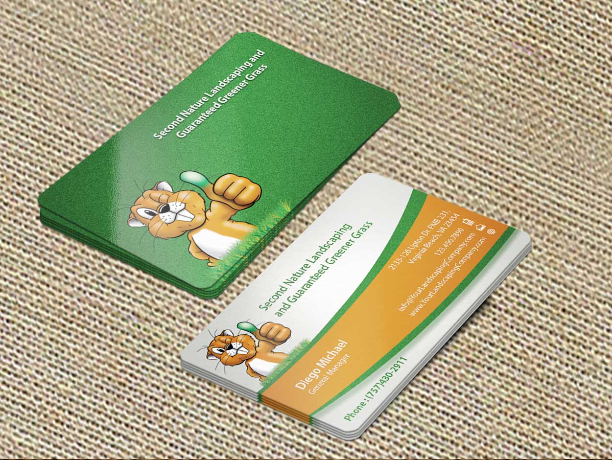 Business Card Design by antigrafis for guaranteed greener grass | Design #1497120