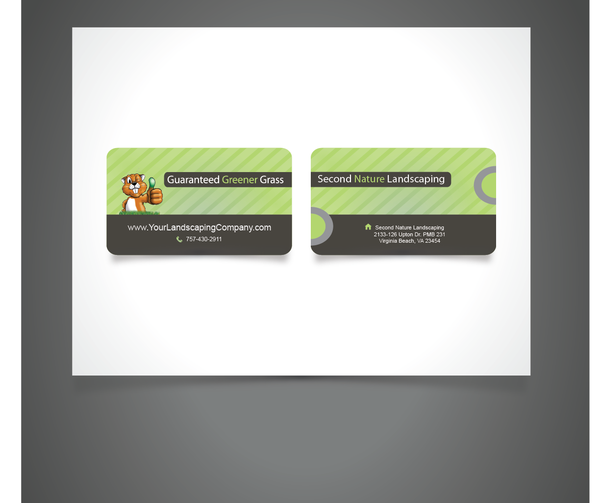 Diseño de Tarjeta de Presentación por Blind para guaranteed greener grass | Diseño #1490362