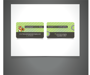 Business Card Design by Blind for guaranteed greener grass | Design: #1490362