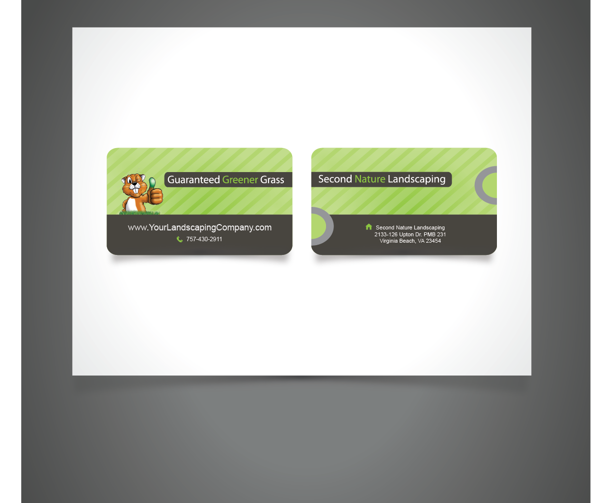 Diseño de Tarjeta de Presentación por Blind para guaranteed greener grass | Diseño #1490422