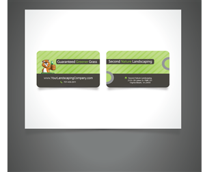 Business Card Design by Blind for guaranteed greener grass | Design: #1490422
