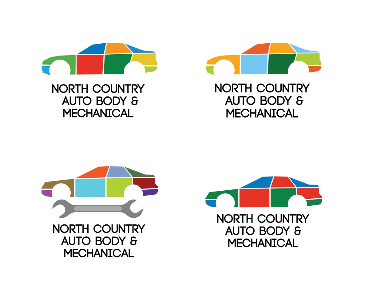 Diseño de Logo por mtrvc para North Country Auto Body & Mechanical | Diseño #1503536