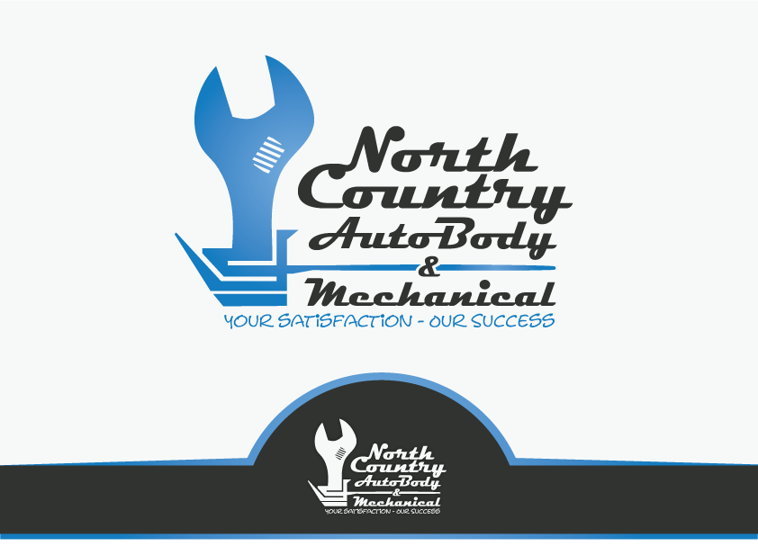 Logo Design by Jacek Lachowicz for North Country Auto Body & Mechanical | Design #1514836