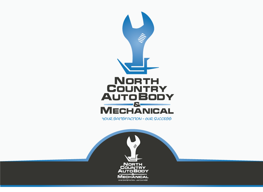 Logo Design by Jacek Lachowicz for North Country Auto Body & Mechanical | Design #1514841