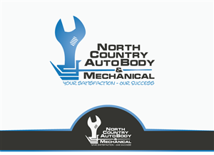 Diseño de Logo por Jacek Lachowicz para North Country Auto Body & Mechanical | Diseño: #1514842