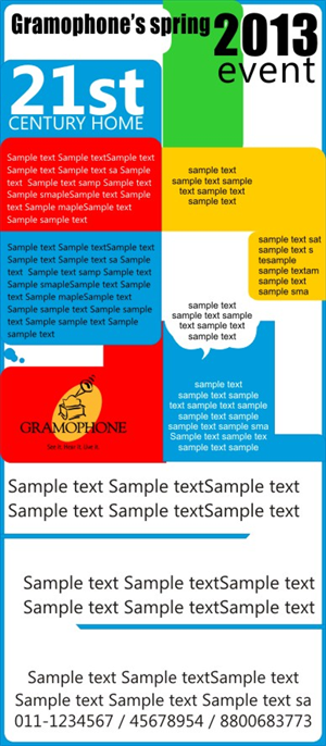Diseño de Invitación por roopaljain para Gramophone | Diseño: #1521050