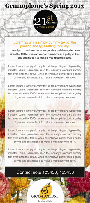 Diseño de Invitación por roopaljain para Gramophone | Diseño: #1531596