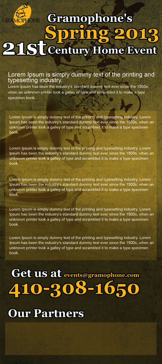 Invitation Design by roopaljain for Gramophone | Design #1531601