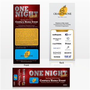 Diseño de Invitación por Mon01 para Gramophone | Diseño: #1501369