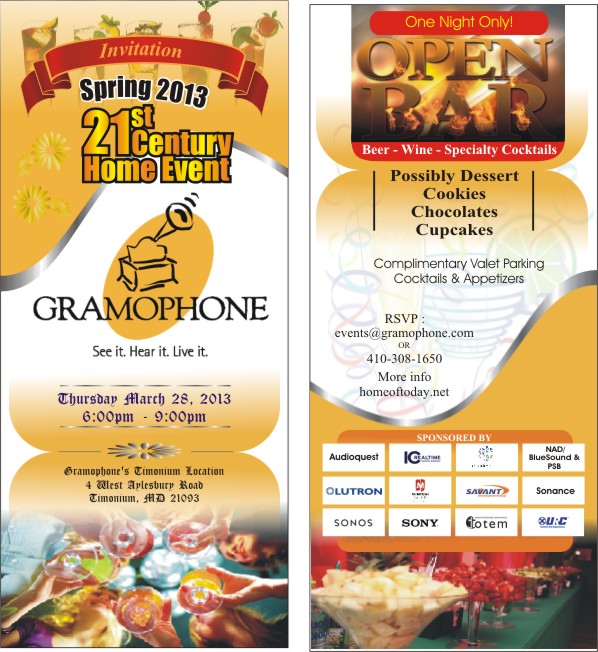 Invitation Design by Designplus for Gramophone | Design #1512657