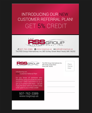 Postcard Design by NatPearlDesigns for The RSS Group International, Inc. | Design #5360792